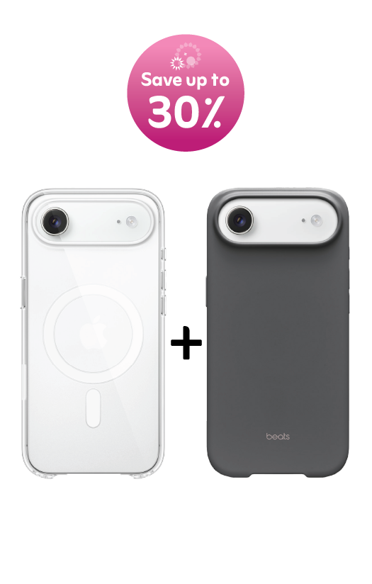 iPhone Air Case with MagSafe -Frost + Beats iPhone Air Case -Granite Gray